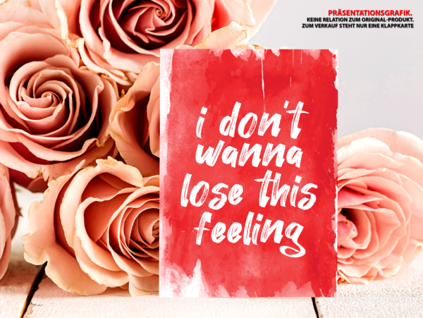 Valentinskarte "Feeling"