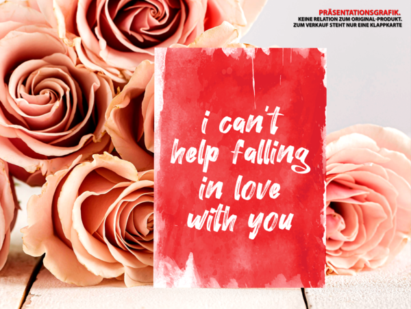 Valentinskarte "Falling in love"